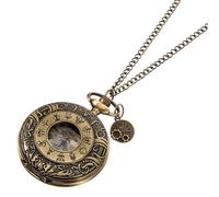 UPKOCH Taschenuhr Vintage Metall Digital Herrenuhr Für Senioren Kompakt Leicht Retro Digitaluhr Alltag