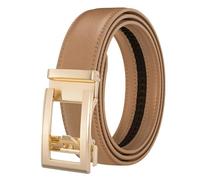 UPOI Majestic Gürtel Damen,Automatik Ledergürtel Herren Western Belt Easy-Click Damen-Gürtel Dekorativen Taillengürtel Mit Goldfarbener Schnalle Ohne Löcher Für Business Anzug Und Kleider Hosen Jeans