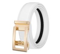 UPOI Majestic Gürtel Damen,Automatik Ledergürtel Herren Western Belt Easy-Click Damen-Gürtel Dekorativen Taillengürtel Mit Goldfarbener Schnalle Ohne Löcher Für Business Anzug Und Kleider Hosen Jeans