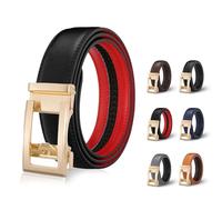 UPOI Majestic Gürtel Damen,Automatik Ledergürtel Herren Western Belt Easy-Click Damen-Gürtel Dekorativen Taillengürtel Mit Goldfarbener Schnalle Ohne Löcher Für Business Anzug Und Kleider Hosen Jeans