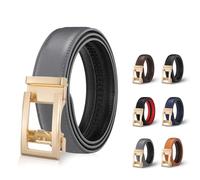 UPOI Majestic Gürtel Damen,Automatik Ledergürtel Herren Western Belt Easy-Click Damen-Gürtel Dekorativen Taillengürtel Mit Goldfarbener Schnalle Ohne Löcher Für Business Anzug Und Kleider Hosen Jeans