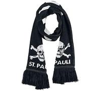 FC St. Pauli - schwarzer Schal mit Totenkopf