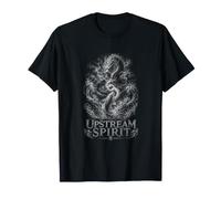 Upstream Spirit Dragon Koi Mythic Water Power T-Shirt