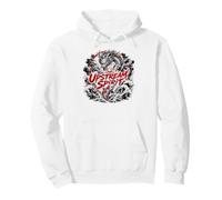 Upstream Spirit Koi Dragon Japanischer Krieger Wave Pullover Hoodie