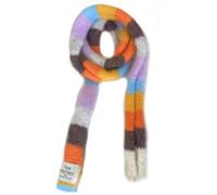 Uqezagpa Damenschal, Colorblocks Gestreifter Schal Weich Bequeme Schals Herbst Winter Halstuch für Herbst und Winter Bequem, 5, 10*180CM