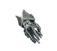 Uqezagpa Einzigartiger Seekönig-Anhänger, Verzierung, detaillierter Messing-Anhänger, Messing-Textur, für Schlüsselanhänger oder Paracord-Zubehör, Modeschmuck, One Size, Wie beschrieben, Wie