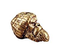 Uqezagpa Korrosionsbeständige Gorillas Skulptur, Messingperle, Hiphop, gewebtes Paracord Lanyard Charm, Schlüsselanhänger Anhänger Zubehör, einzigartiges Schlüsselanhänger Zubehör