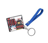 Uqezagpa Mechanischer Schultaschen-Anhänger, Schlüsselanhänger, mechanischer Metall-Leiterplatten-Anhänger für Jungen und Mädchen, Charm-Maschinen-Zubehör, Technologie-Schlüsselanhänger