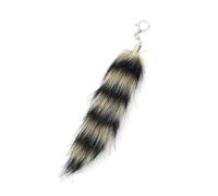 Uqezagpa Pelziger Kunstpelz, Fuchs, Schwanz, Schlüsselanhänger, Cosplay, Spielzeug, Tasche, Anhänger, Handtaschen-Zubehör, Auto-Ornamente, Geschenke, Handtaschen-Zubehör, Schwanz 12, One size