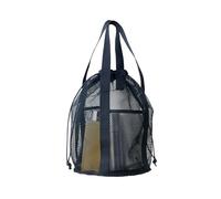 Uqezagpa Reise-Kosmetiktasche, große Kapazität, Waschtasche, Handtasche mit faltbarer lässiger Strandtasche mit 2, marineblau, Size 2.5x1.3cm/0.98x0.51in