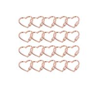 Uqezagpa Schlüsselanhänger in Herzform aus robuster Legierung, für Hundeketten, Schnalle, Schmuckherstellung, Zubehör für Taschen, Geldbörsen, Schmuck, individuelles Taschenzubehör, Groß, Wie