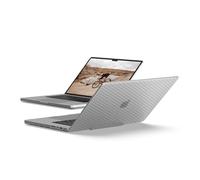 URBAN ARMOR GEAR Essential Armor Case für das Apple MacBook Pro 16 Hülle (M4 / M3 / M2 / M1-2025/2024 / 2023/2022 / 2021), Schutzhülle nach US-Militärstandard Ice (transparent)
