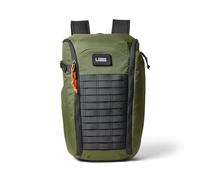 URBAN ARMOR GEAR Laptop-Rucksack bis 16 Zoll (20 Liter, Ergonomische Polsterung, Wetterfeste Reißverschlüsse, Verschleißfestes Material) olive/orange