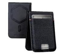 URBAN ARMOR GEAR Metropolis Magnetic Slim Wallet mit Standfunktion (Geldbörse mit ultra starken Magneten, Bis zu fünf Kreditkarten) kevlar schwarz