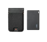 Metropolis Wallet mit Tracker - Geeignet für Apple - Kevlar Black