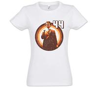 Urban Backwoods 44 Harry Damen T-Shirt Weiß Größe 2XL