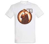 Urban Backwoods 44 Harry Herren T-Shirt Weiß Größe L