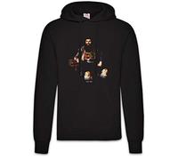 Urban Backwoods Andreas Hofer Hoodie Kapuzenpullover Sweatshirt Schwarz Größe L