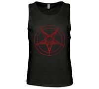 Urban Backwoods Baphomet Pentagram Sign Herren Männer Tank Top Training Shirt Schwarz Größe 3XL