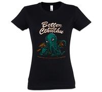 Urban Backwoods Better Call Cthulhu Damen T-Shirt Schwarz Größe M