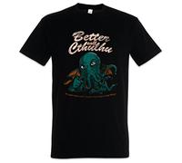 Urban Backwoods Better Call Cthulhu Herren T-Shirt Schwarz Größe 2XL