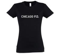 Urban Backwoods Chicago P.D. Damen T-Shirt Schwarz Größe L