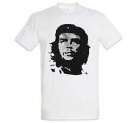 Urban Backwoods Classic Che Guevara Portrait III Herren T-Shirt Weiß Größe S