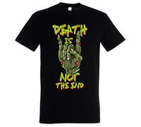 Urban Backwoods Death is Not The End Herren T-Shirt Schwarz Größe 4XL