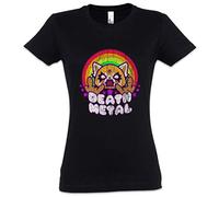 Urban Backwoods Death Metal Damen T-Shirt Schwarz Größe M