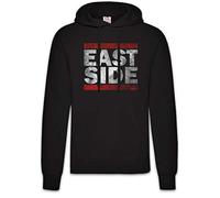 Urban Backwoods East Side Hoodie Kapuzenpullover Sweatshirt Schwarz Größe S