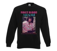 Urban Backwoods First Blood Miami Sweatshirt Pullover Schwarz Größe 3XL