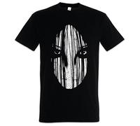 Urban Backwoods Ghost II Herren T-Shirt Schwarz Größe 4XL