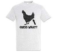 Urban Backwoods Guess What ? Herren T-Shirt Grau Größe M