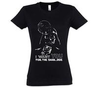 Urban Backwoods I Want You for The Dark Side Damen T-Shirt Schwarz Größe 2XL