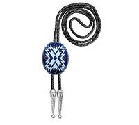 Urban Backwoods Indian Pattern II Bolotie Western Country Krawatte Bolo Tie