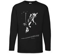 Urban Backwoods Jeffrey Lee Pierce Retro Herren Langarm T-Shirt Schwarz Größe M