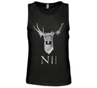 Urban Backwoods Knights of NI Herren Männer Tank Top Training Shirt Schwarz Größe M
