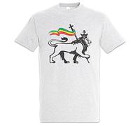 Urban Backwoods Lion of Judah II Herren T-Shirt Grau Größe XL