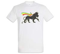 Urban Backwoods Lion of Judah IV Herren T-Shirt Weiß Größe XL