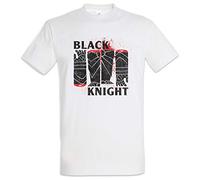 Urban Backwoods Monty Black Knight Herren T-Shirt Weiß Größe 4XL