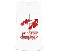 Urban Backwoods Princeton Plainsboro Herren Männer Tank Top Training Shirt Weiß Größe XL