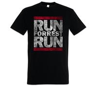 Urban Backwoods Run Forrest Run Herren T-Shirt Schwarz Größe 2XL
