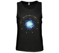 Urban Backwoods Star Portal Herren Männer Tank Top Training Shirt Schwarz Größe 2XL