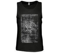 Urban Backwoods Tarot The Symbol of Baphomet Herren Männer Tank Top Training Shirt Schwarz Größe L