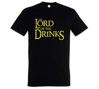 Urban Backwoods The Lord of The Drinks Herren T-Shirt Schwarz Größe XL