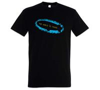 Urban Backwoods The World is Yours Zeppelin Herren T-Shirt Schwarz Größe 2XL