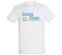 Urban Backwoods Tool Time Herren T-Shirt Weiß Größe M
