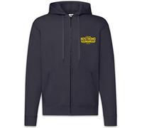 Urban Backwoods USCSS Nostromo IV Herren Zipper Hoodie Kapuzenpullover Blau Größe L