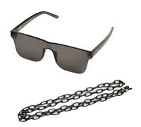 Urban Classics Sonnenbrille 105 Chain Sunglasses Unisex Schwarz Einheitsgröße