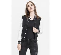 Urban Classics Damen Jacke schwarz / weiß, Größe L Schwarz / Weiß